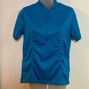 Canari Cycling Jersey Women's Size L Short Sleeve Half Zip Pullover Bike Shirt